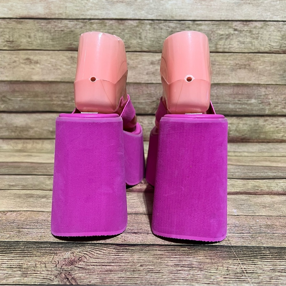 Steve Madden Pink Gwen Platform Sandals - Picture 2 of 8